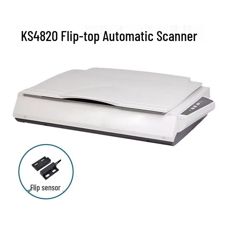 Founder KS4820 A3 Quick Flip Flatbed Scanner CN plug (adapter included)