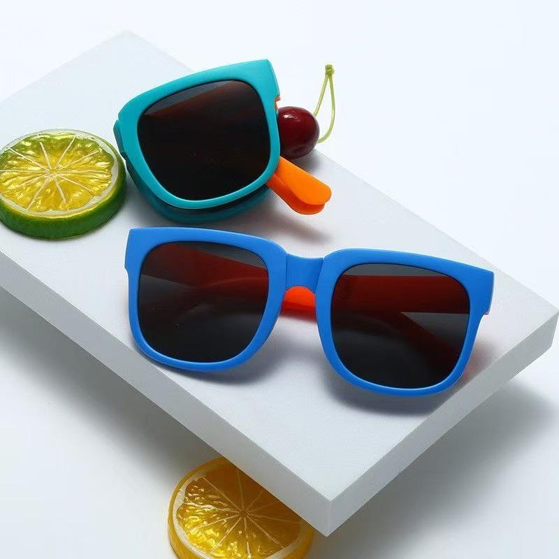 Children's Square Sunglasses - Fashionable, Soft, and Simple Design