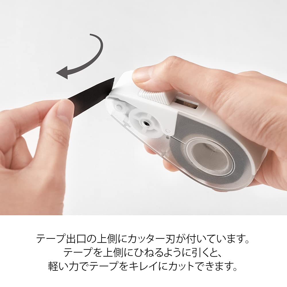 DESIGNPHIL MIDORI Tape Quick Tape Cutter for Masking White 49098006 Cutter, Tape, A,