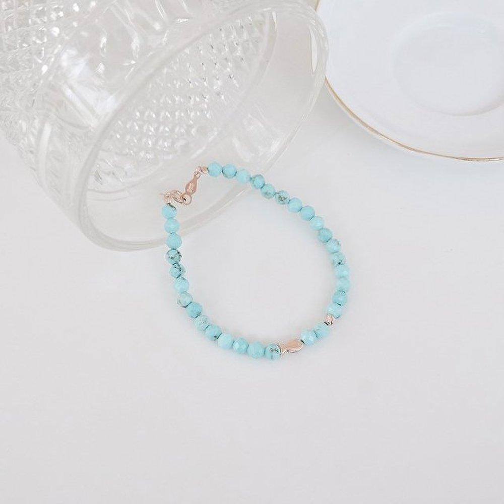 Opal 14K Baby Fish Turquoise Bracelet Oppb0721