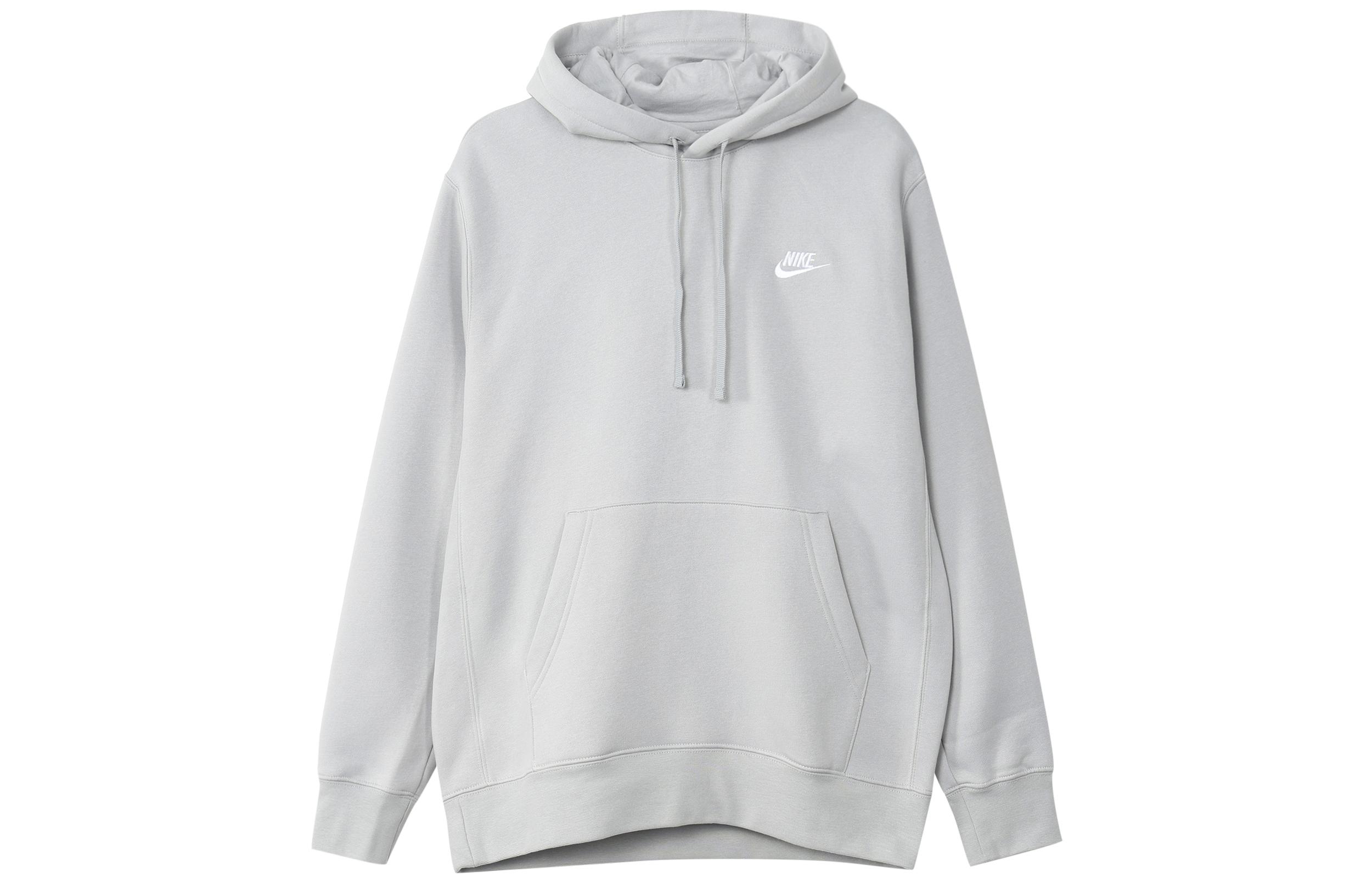 

Nike Sweatshirts Men s Light Smoke Gray Hooded Moderate Regular BV2655-077 S