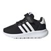 adidas Lite Racer 3.0 Comfortable Versatile Slip-Resistant Durable Low-Top Walking Shoes Baby Shoes Black White HQ3757