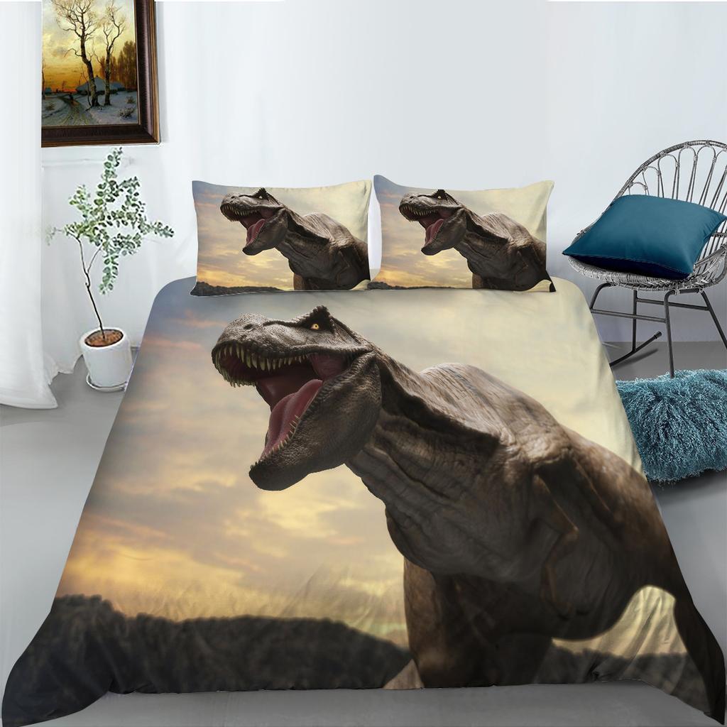 Dinosaur Series Polyester Bedding Two-Three-Piece Set 3D Digital Printing