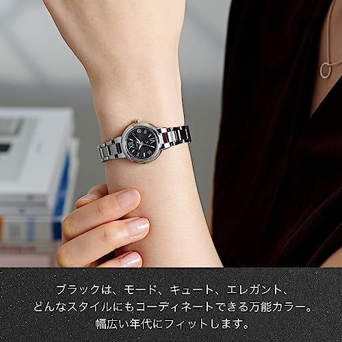 Citizen XC Eco-Drive Radio-Controlled Watch, Water Resistant, Silver/Black, ES9430-89E, Women's