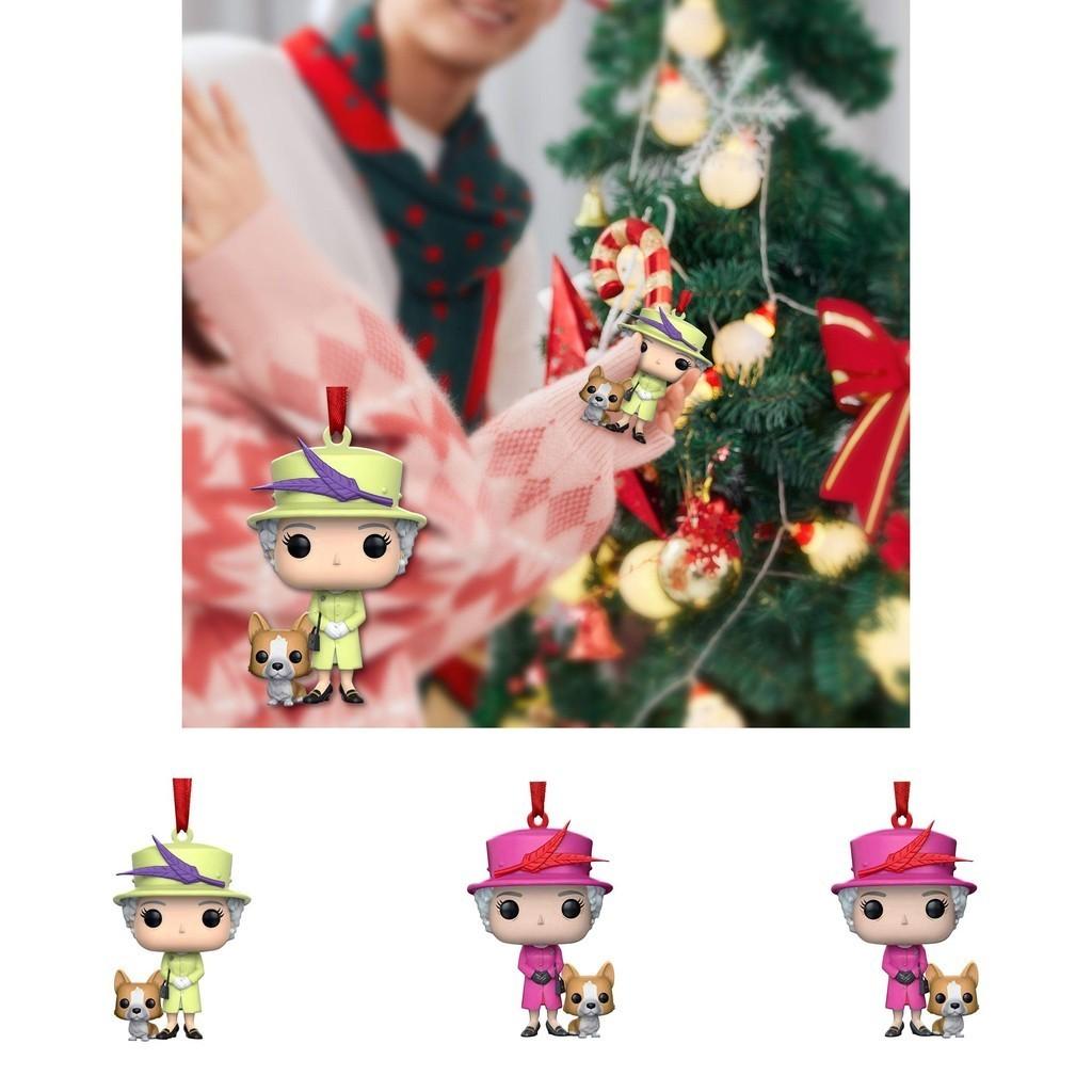 Exquisite Her Majesty Queen Elizabeth Ii Hanging Ornament For Christmas Tree