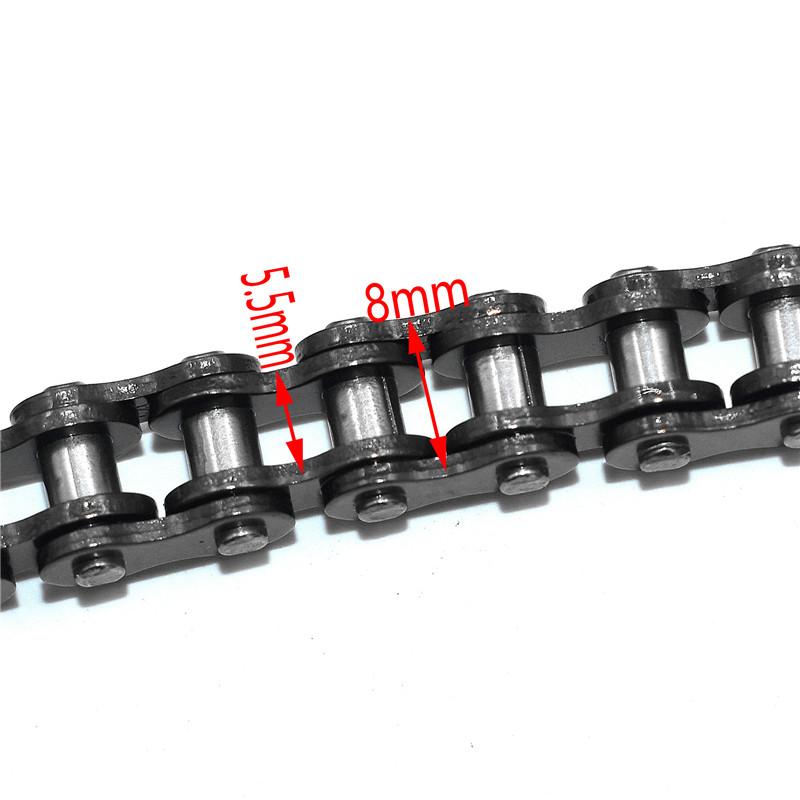 84 96 136 142 144 152 158 Link 25H Chain with Spare Master 47cc 49cc 2 Stroke Engine ATV Quad Go Kart Dirt Pocket Mini Motor