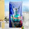 Haaland Customize Your Name Beach Towel Quick-Dry Soft Microfiber