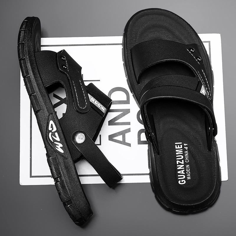Sandals Men's 2025 New Thick-soled Beach Summer Outer Wear Dad Non-slip and Wear-resistant Dual-purpose Driving Cool Slippers
