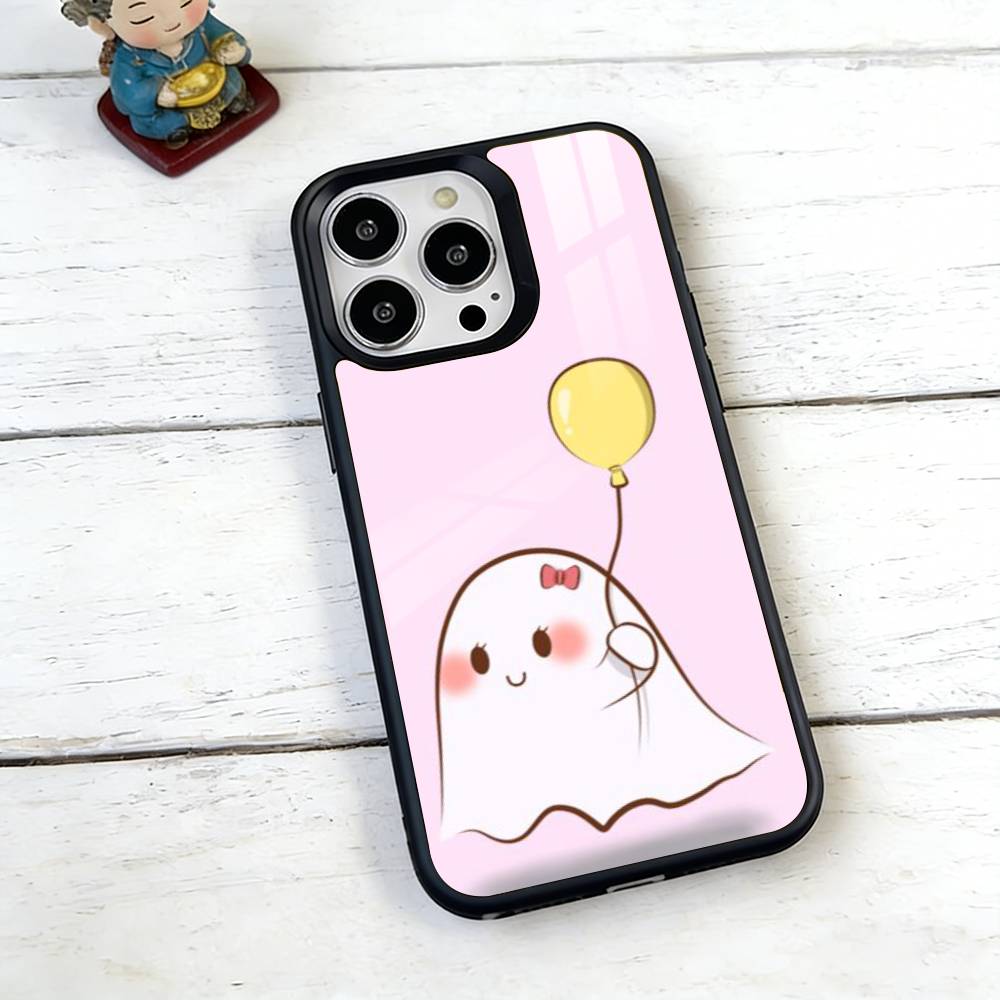 Stardust Ghost Phone Case For iPhone17,16,15,14,13,12,11 Plus,Pro Magnetic For Magsafe Wireless Charging