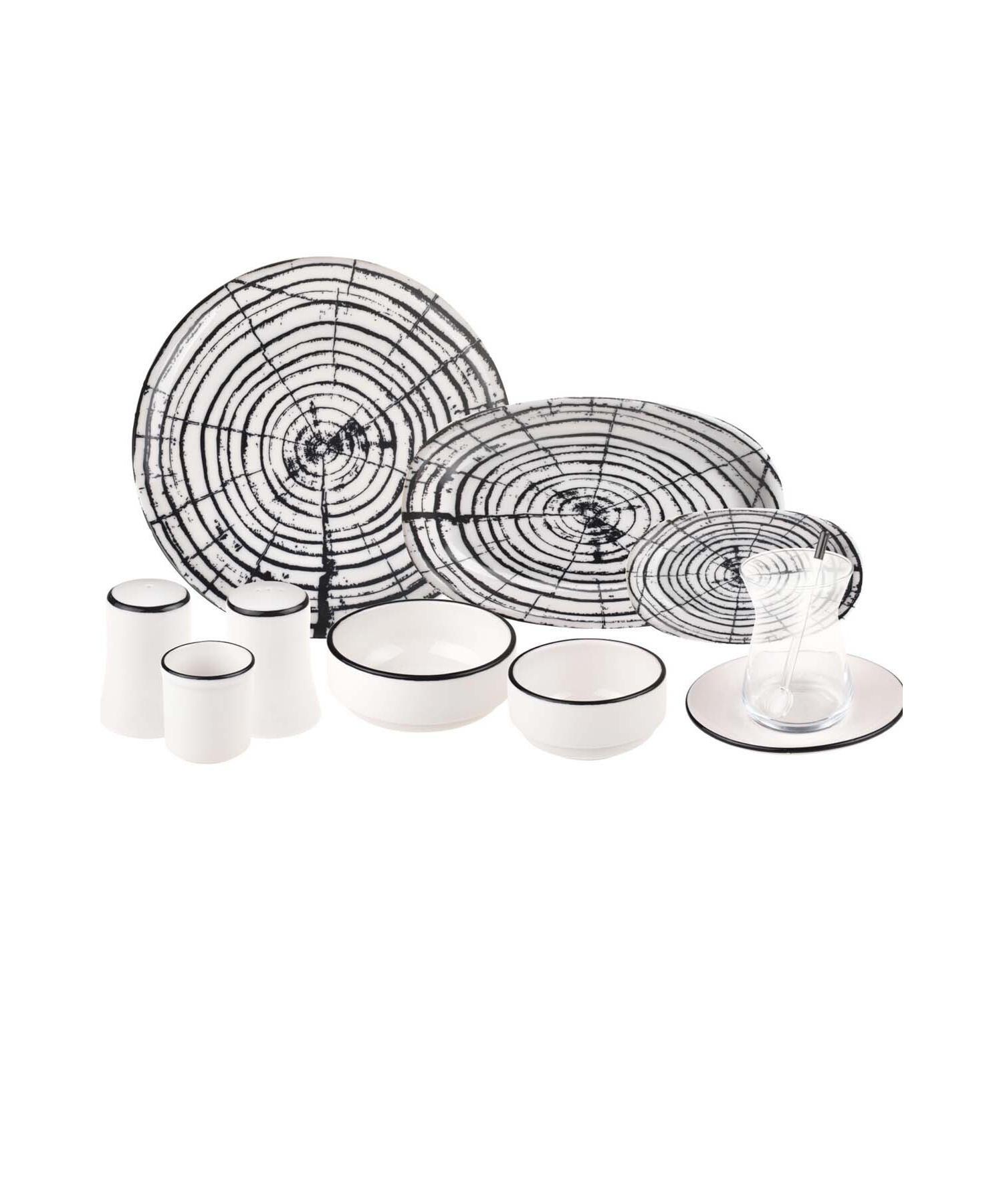 

Broka - Набор для завтрака из костяного фарфора из 35 предметов