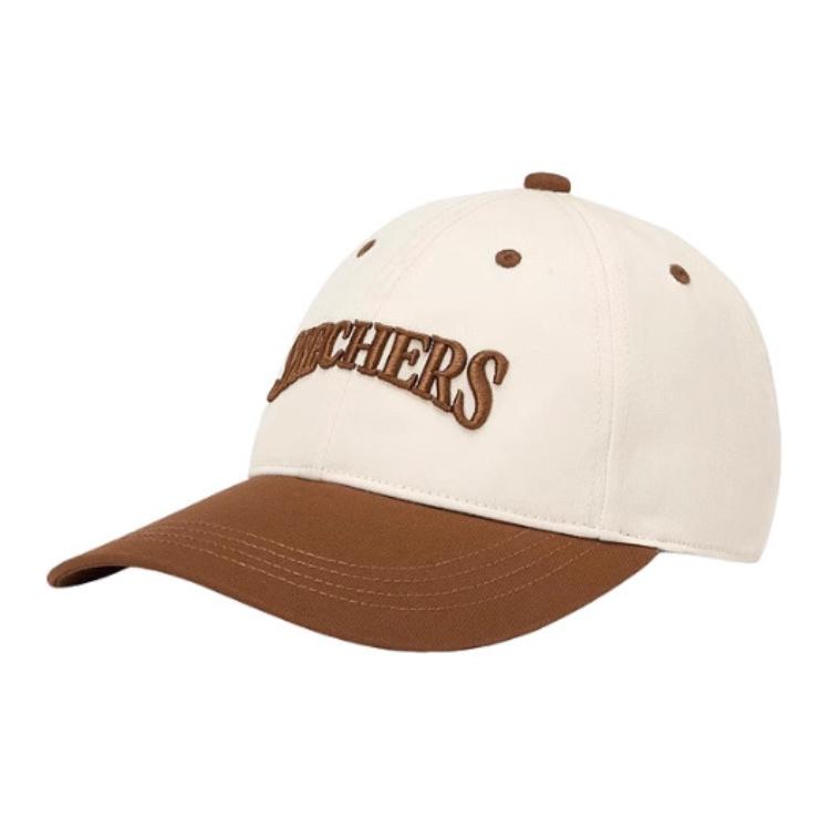 Skechers Front Letter Embroidery Design Baseball Cap Unisex caps Brown L125U079-05U1 M