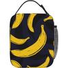 Pop Art Banana Lunch Bag for Men Women Tote Insulated Cooler Bags Reusable Thermal Lunch Box for College Work Office Picnic