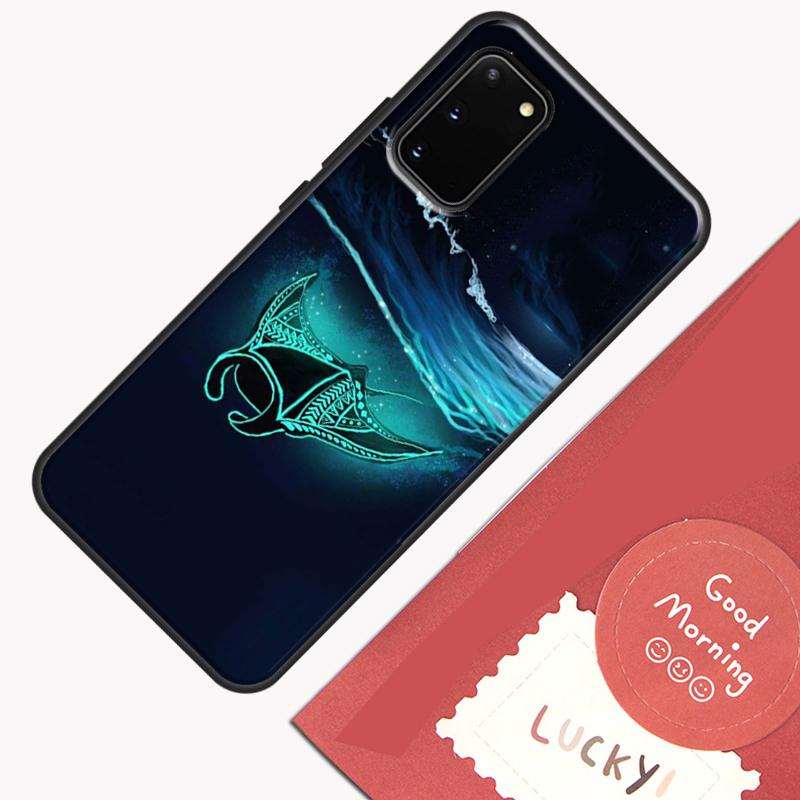 Animal Manta Ray Phone Case For Samsung Galaxy S25 S26 Ultra S20 S21 S22 S23 S24 Plus S9 S10 S25 FE Cover Shell