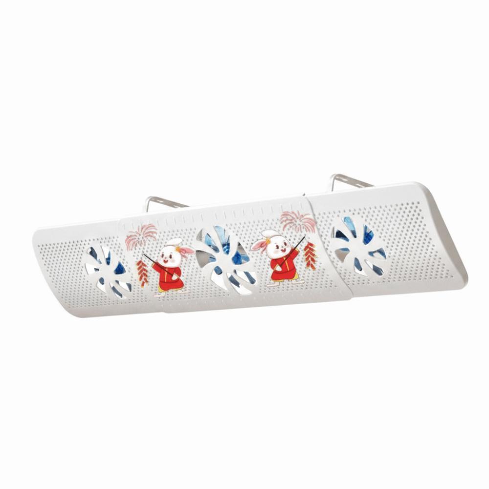 With 3 Fans Adjustable Air Vent Baffle Adjustable AC Vent Baffle Conditioner Baffle For Bedroom