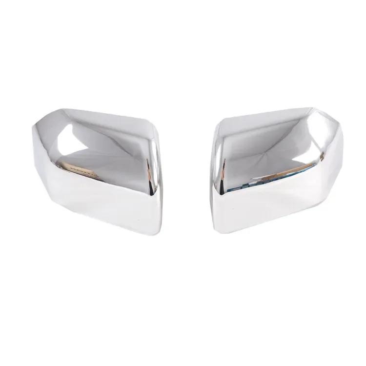 

For Ford F150 2015 2016 2017 2018 Raptor ABS Car Side Mirror Cover Wing Cap Exterior Door Trim Adhesive Sticker Parts срібний