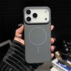 Luxury Solid Colors Magnetic Phone Case For iPhone Air 12 13 14 15 16 17 Pro Max Wireless Charging Shockproof Protective Hard Cover