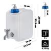 KADAX Water Canister Washbasin Container Canister Soap Dispenser Liquids 5L With Tap