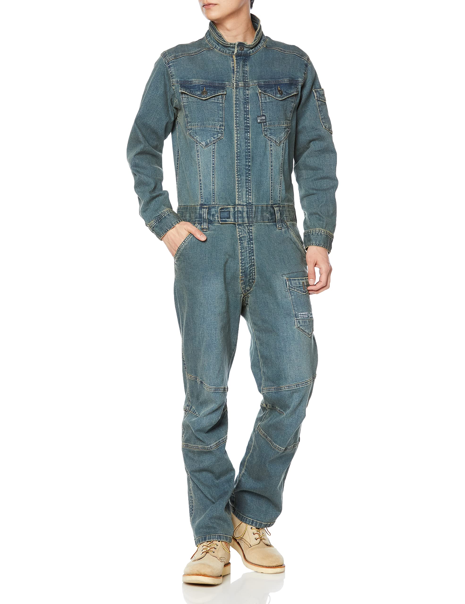 

Джинсовый размер винтажный 3L [Eyes Frontier] Мужской комбинезон, 17, Синий,