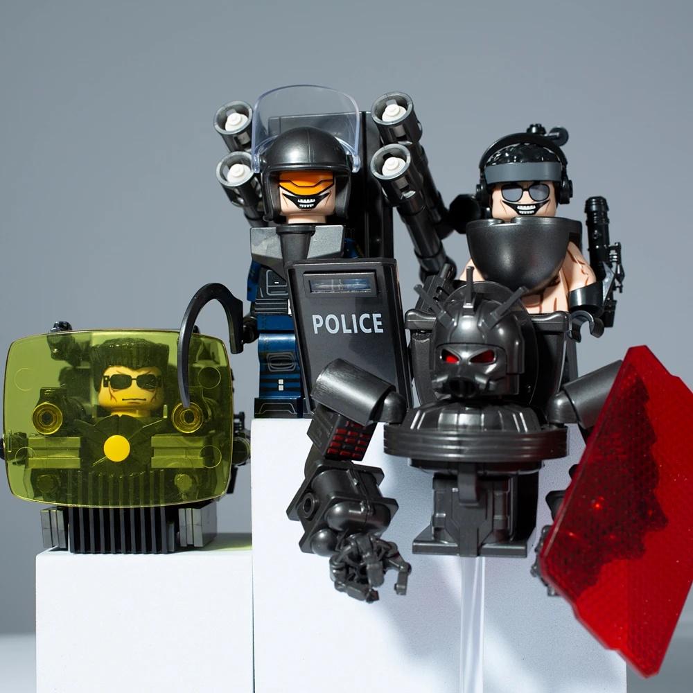 TV Man Toilet Man Assembly Building Blocks Toys