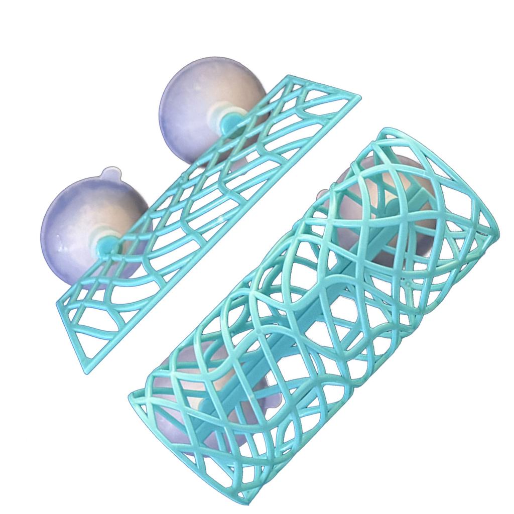 Betta Fish Hideout Tunnel Natural Environment Betta Resting Tube Tunnel with Suction Cup for Resting and Hiding