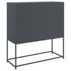 Sideboard Anthracite 100.5 x 39 x 107 cm Steel