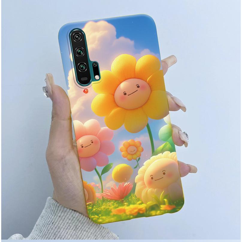For Honor 20 Pro Case Honor20 Pro Back Soft TPU Silicone Cover Cute Cartoon Panda Phone Case For Huawei Honor 20 Pro Coque Funda