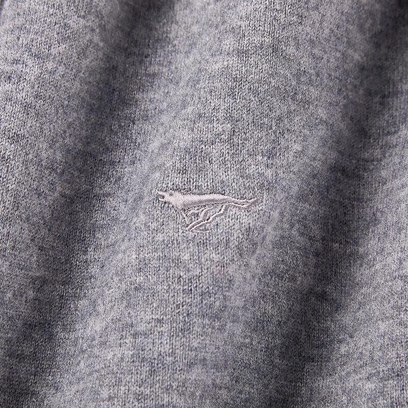 Septwolves Men's Mock Neck Warm Wool Sweater