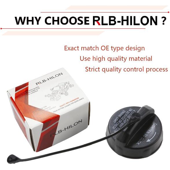 RLB-HILON Fuel Gas Cap For Dodge Ram 1500 2500 3500 Grand Caravan Durango Journey Nitro Charger, For Chrysler Town And Country, And More Vehicles,
