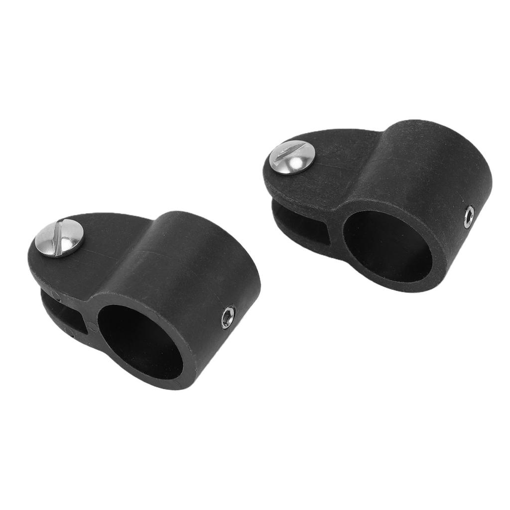 2 Pcs Bimini Top Jaw Slide 22mm Black Nylon Bimini Top Fitting Marine Hardware for Boat Yacht 22MM Sunshade Hardware