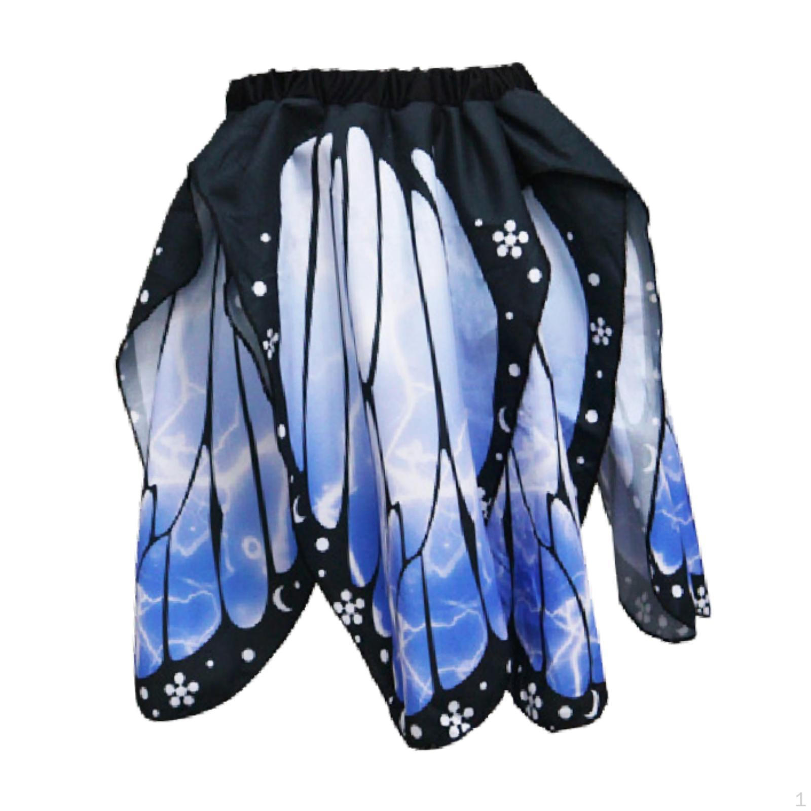 

Юбка костюма бабочки для детей, Одежда с эластичной талией, Наряд, Аксессуары для косплея, Blue