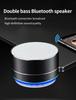 A10 Mini Portable Wireless Bluetooth Speaker with Metal Aluminum Alloy Subwoofer for Mobile Phone, PC, and TF Card