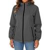Jacket Women Waterproof Windbreaker Lightweight Rain Jackets With Pockets Packable Raincoats For Women With Hood