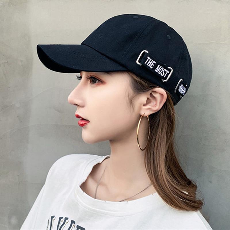 Fashionable Embroidery Letter Neutral Casual Summer Sun Shading Baseball Cap