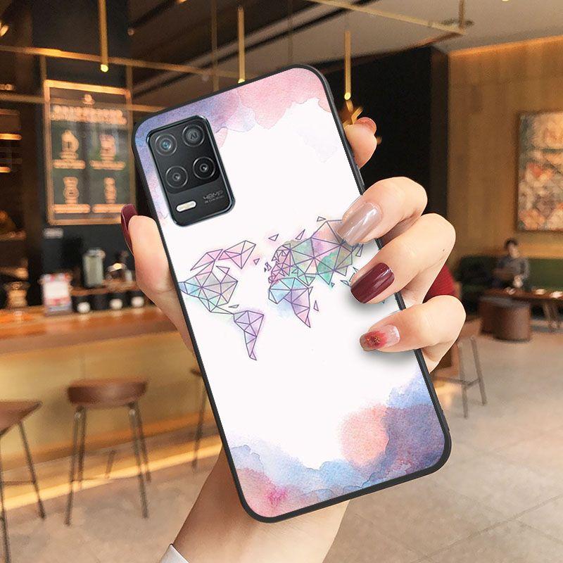 

Funda travel Карта мира Планы путешествий Чехол для телефона для oppo Realme 8Pro 6PRO 6i 7pro 9i 9pro C11 C21 C25Y C25S C3 Q3S XT Чехлы Realme 7PRO