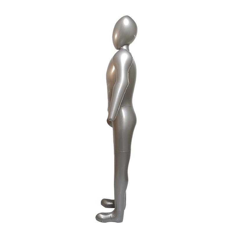 In-Stock PVC Inflatable Male Mannequin Full-Body Display Stand for Men's Apparel