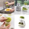 Kitchen Cleaning Brush With Automatic Liquid Dispenser For Home Use