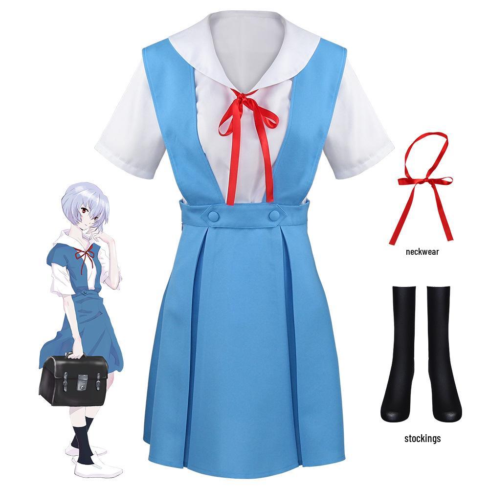 New Century Cosplay: Asuka Rei Ayanami School Uniform Skirt