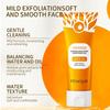 Neues oranges Gesichts-Peeling-Gel für tiefe Feuchtigkeitsversorgung Porenreinigung Sanftes Gesichts-Peeling Körperreinigungs-Gel Entferner für abgestorbene Haut