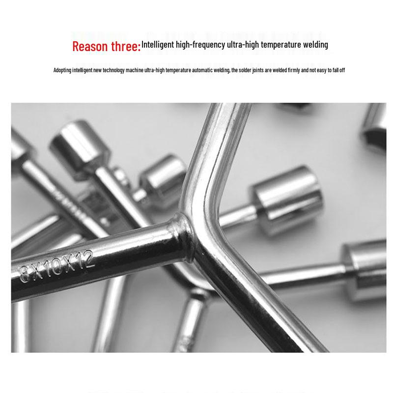 Triple Hex Socket Wrench Set for Car, Motorcycle, and EV Battery Repair