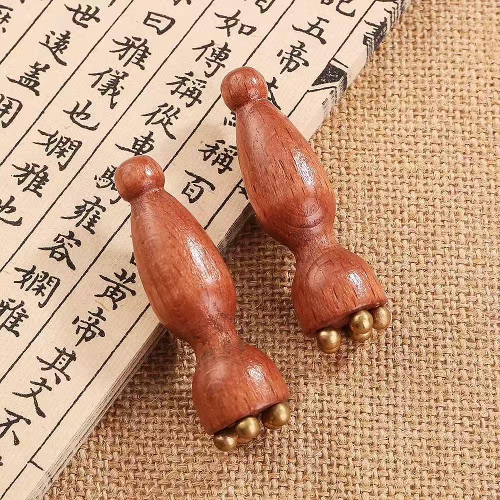 Pure Brass Lotus Facial Massager & Eye Scraper for Acupoint Muscle Relief