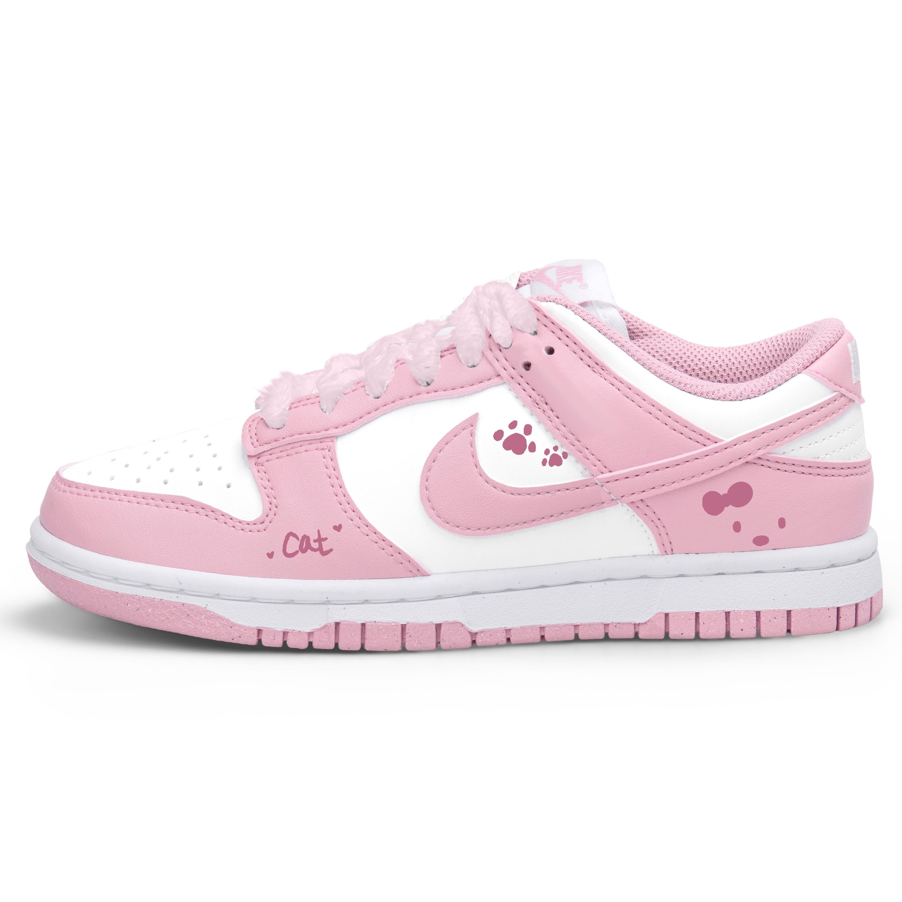 

Nike Dunk Low top Skateboard Shoes Women s Pink DD1873-112(Team-) 38.5