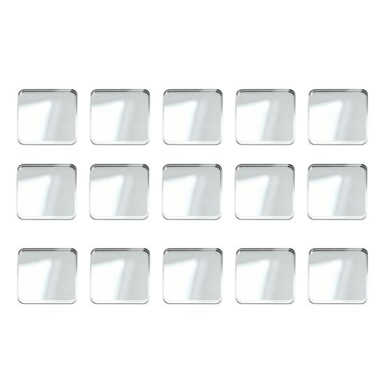 5/15/50 Sets Doe-het-zelf Acryl Koelkastmagneet Kit, Vierkant Rechthoek Rond Acryl Koelkastmagneet Decor Knutselwerk, Helder Acryl Foto Magneet met Lijm