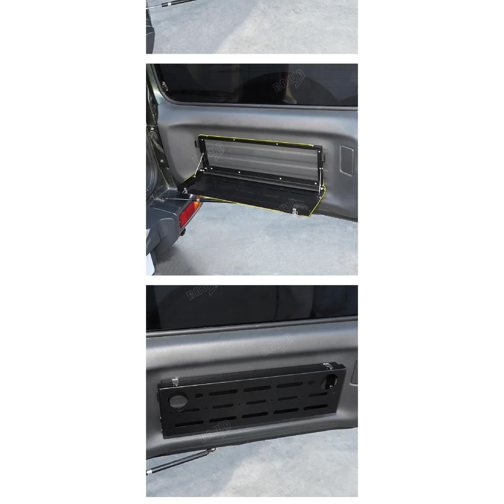 BAWA Aluminum Alloy Foldable Car Tailgate Rack Storage Table Rear Door Shelf For Suzuki Jimny 2010-2025 Accessories