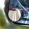 2pcs Blind Spot Mirror Convex 360° Wide Angle Suction Cup Adjustable For Car