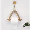 Self-adhesive Jute Rope Toilet Paper Holder Nautical Industrial Style – 24.5 X 35 Cm