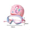 Kids Swim Goggles Swimming Cap Diving Googles Wide Vision Leakproof Glasses