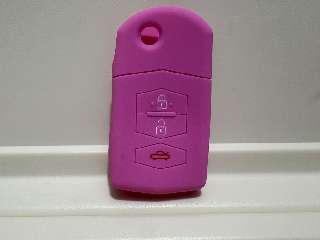 New 3 Buttons Remote Silicone Car Key Cover Case For Mazda 2 3 5 6 8 Atenza CX5 CX-7 CX-9 MX-5 RX Keyrings Fold Flid Shell Parts
