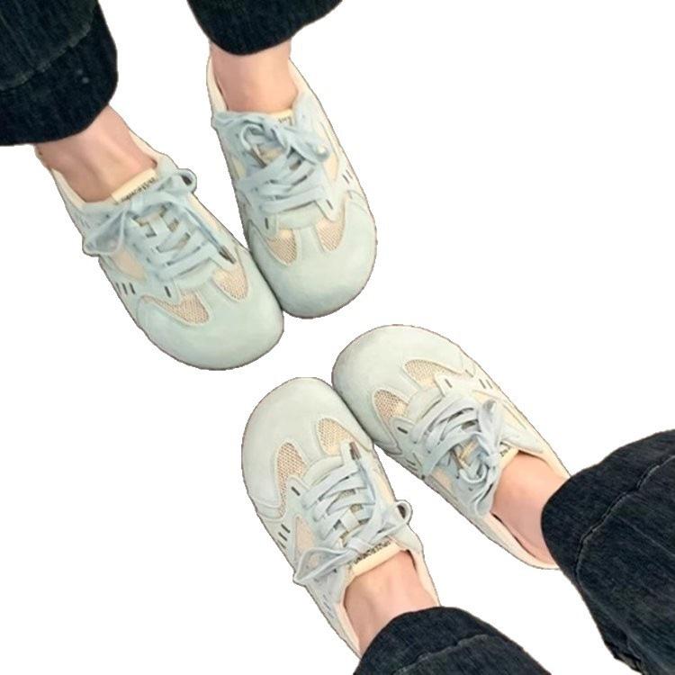 Scarpe da ginnastica tedesche a suola spessa in rete pantofole con punta rialzata indossare primavera nuove casual Birkenstocks