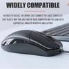 USB Optical Wired Mouse Laptop Home Office Mouse Anti Slip Roller 3D 1200DPI Game Mouse Computer Additions for PC Notebook Desktop General Mouse