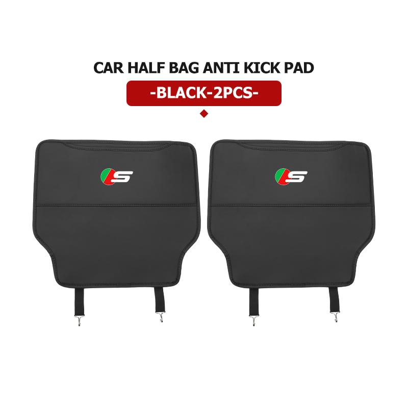 Car Seat Backrest Anti Kick Pad Protector Mat Storage Bag Emblem Accessories For Jaguar XK S-Type F-Type X-Type F-Pace I-Pace HH1